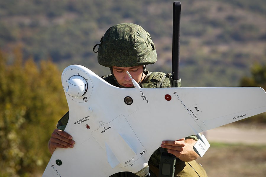 In Russia, there has been talk about the use of drones by tankers.